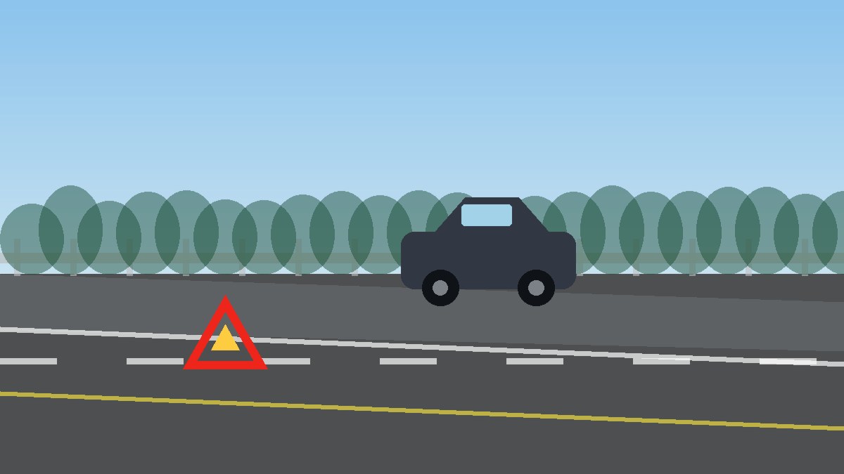 石河子道路故障安全等待现场图